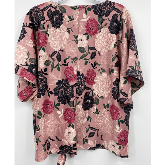 SOLD Marc New York Pink Floral Kimono Blouse Shirt NEW - Picture 2 of 14